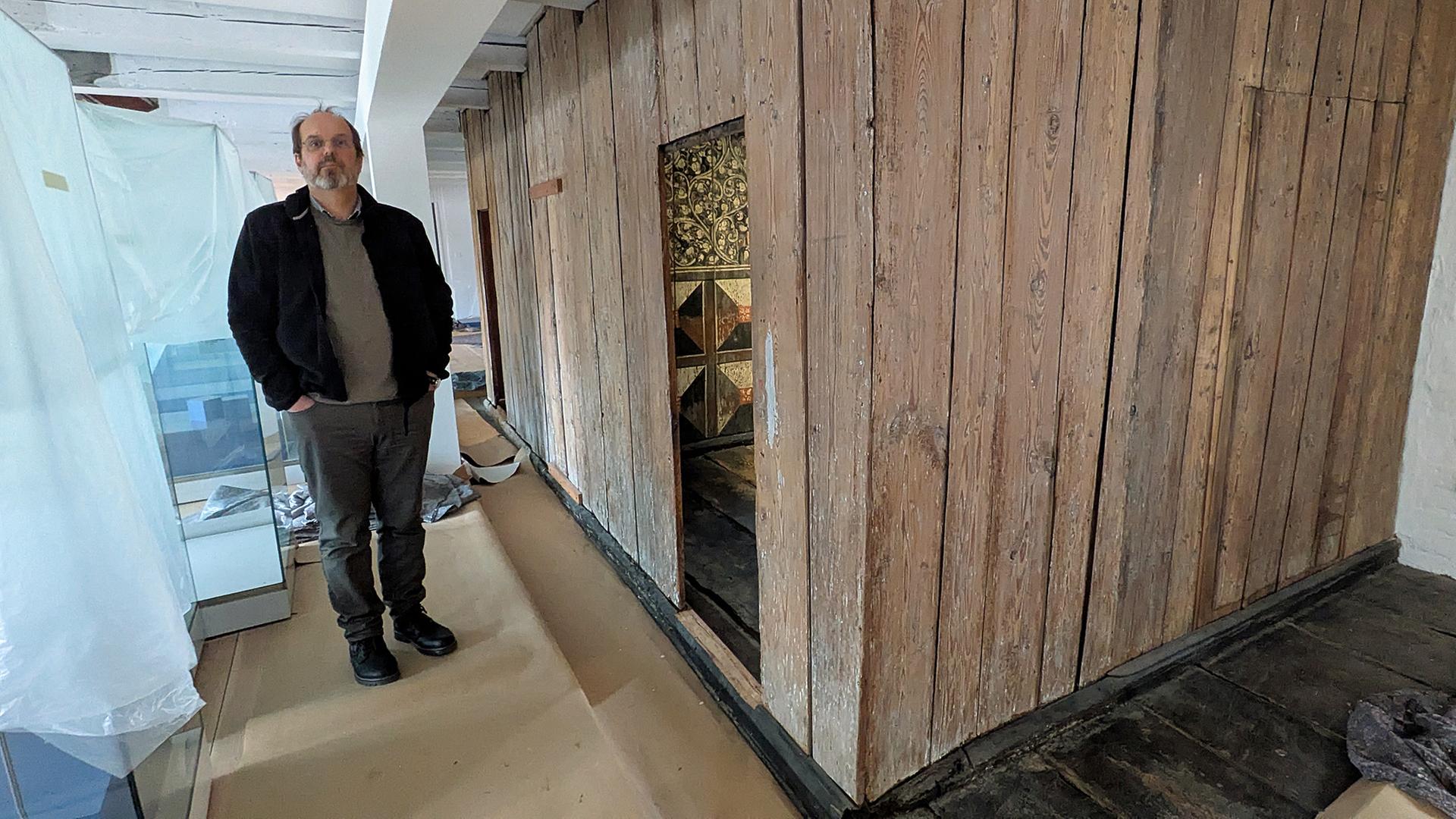 Wo die Nonnen schliefen: Renaissance-Malereien in Rostocker Kloster-Zelle