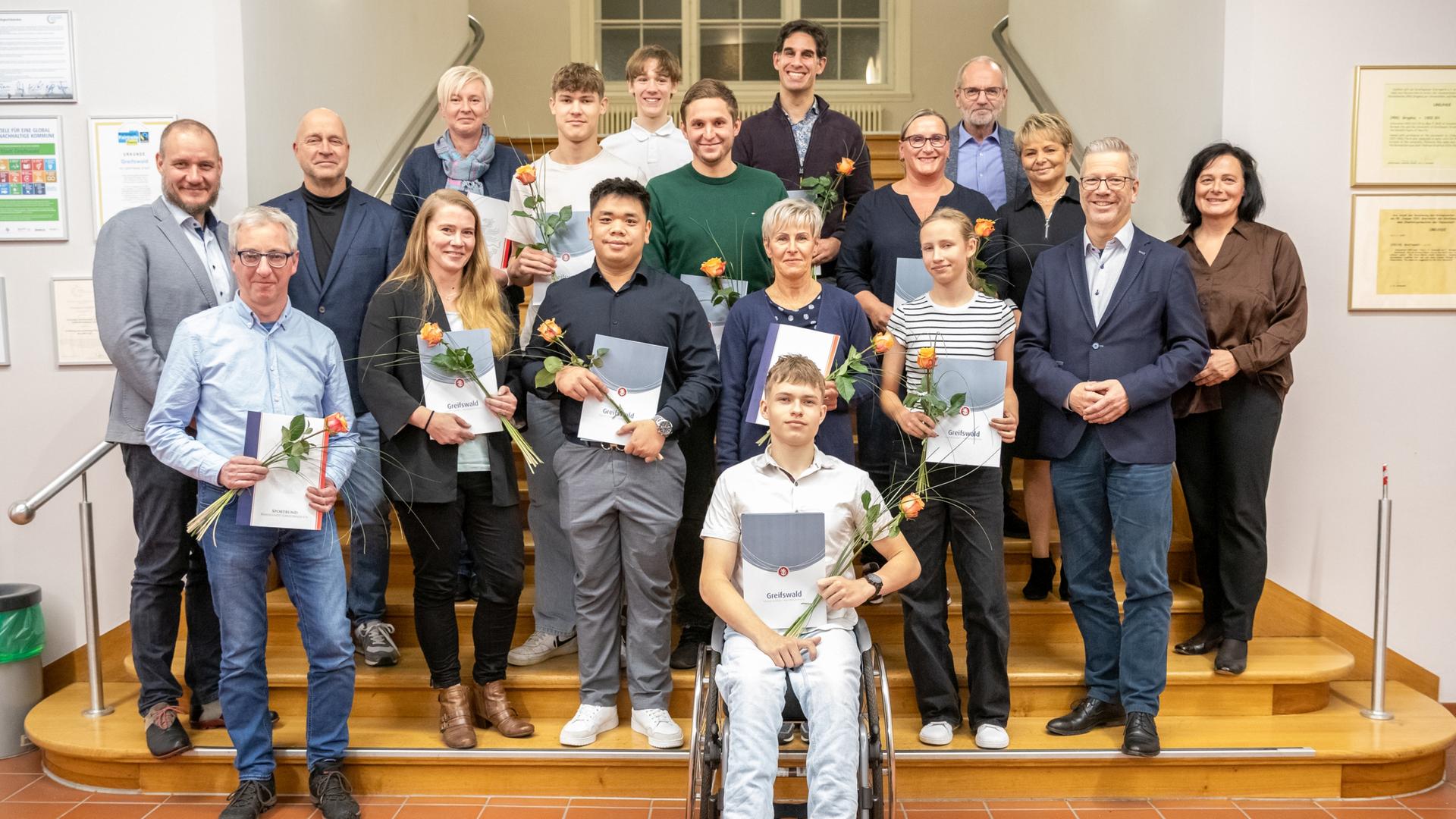 Greifswald: 15 Engagierte beim Sportehrentag ausgezeichnet