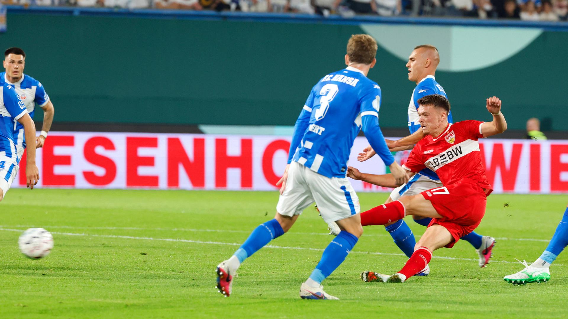 Pejcinovic schießt Hansa Rostock aus dem DFB-Pokal