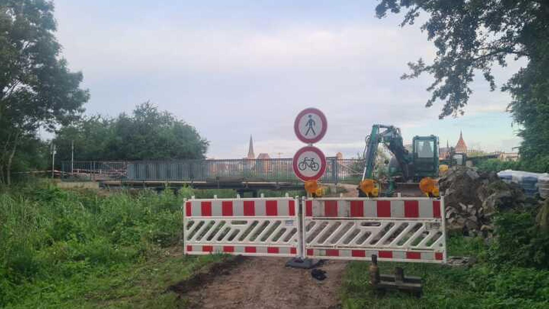 Rostock-Gehldorf: Brückensperrung und Neubau