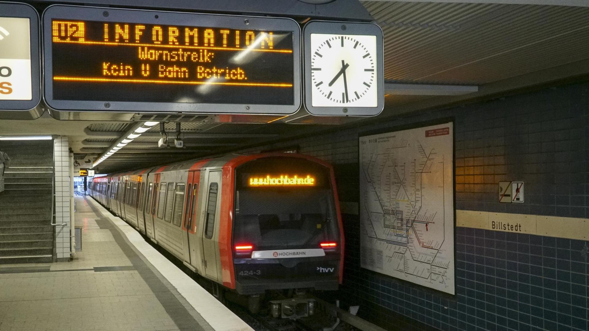 Warnstreik: U-Bahnen und fast alle Busse fallen weiter aus
