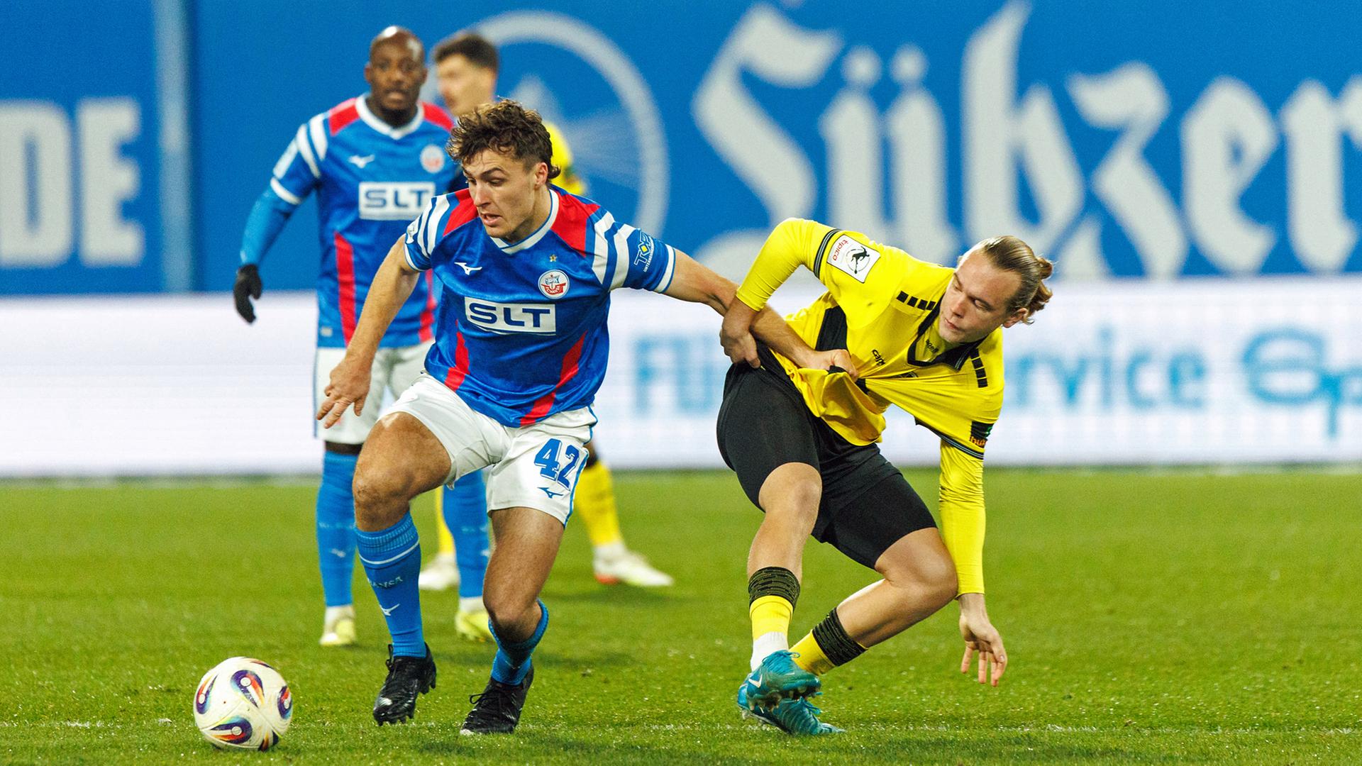 Wilde Nachspielzeit: Hansa Rostock gegen Aachen nur remis