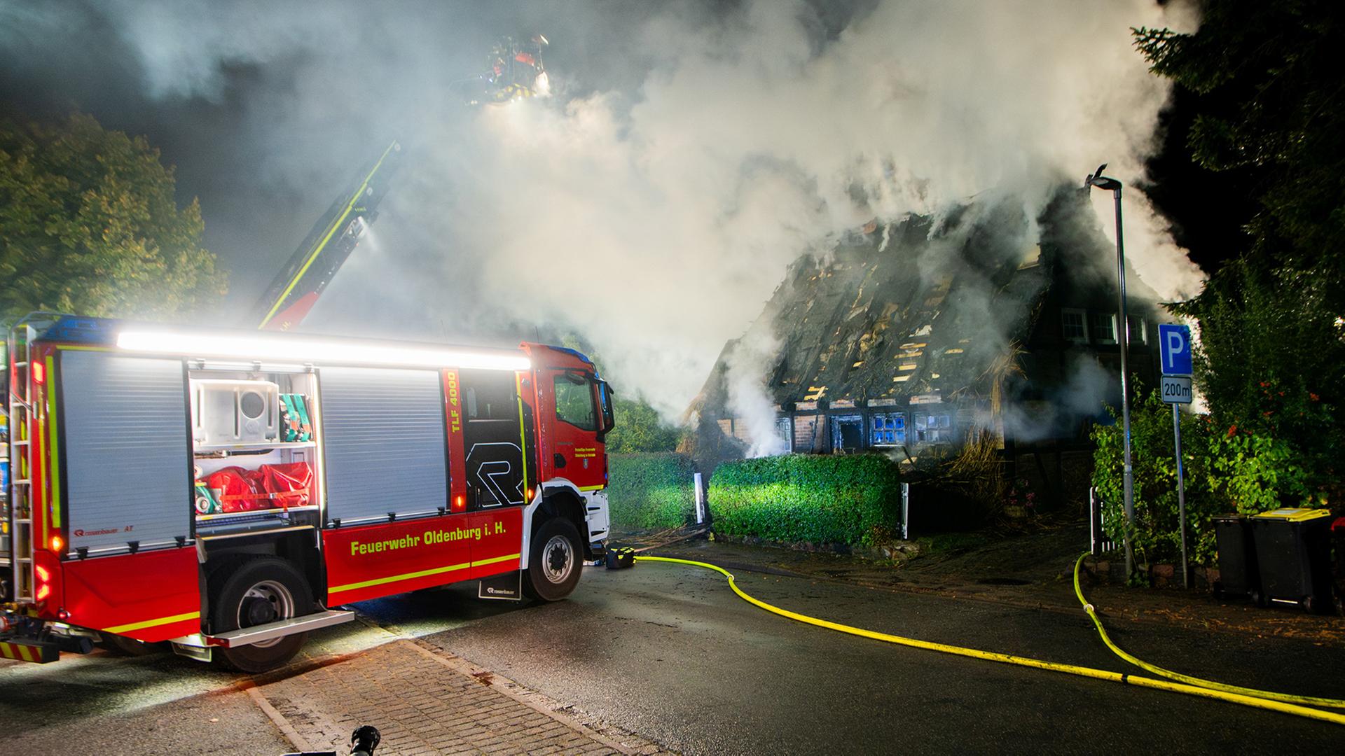 Wieder Feuer in Wangels: Großeinsatz für Feuerwehr