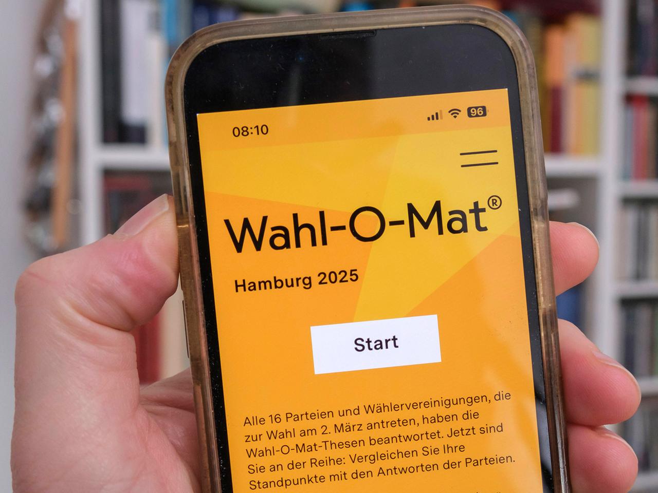 Bürgerschaftswahl in Hamburg: Wahl-O-Mat gestartet