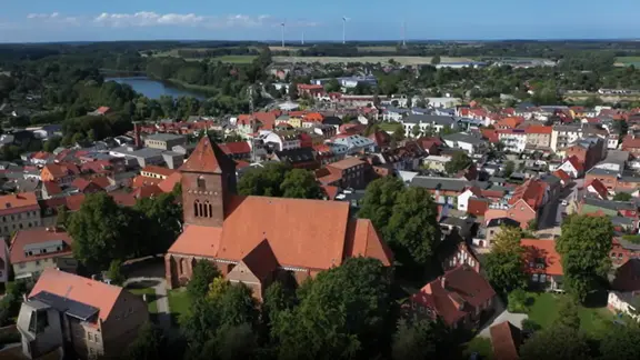 Luftbild von Grevesmühlen