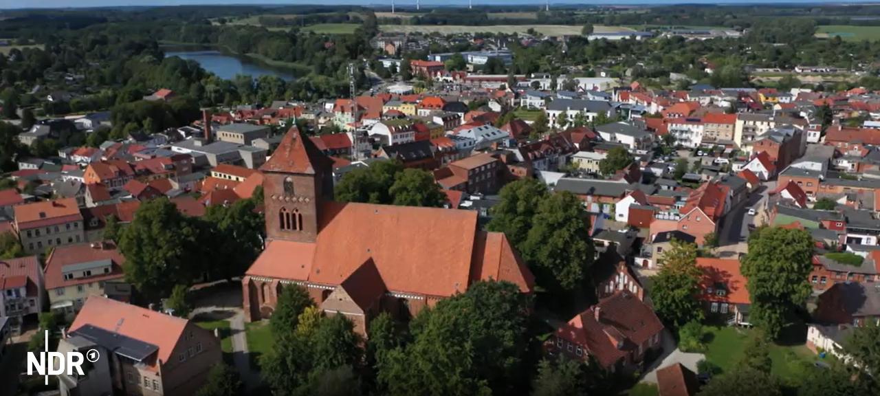 Luftbild von Grevesmühlen