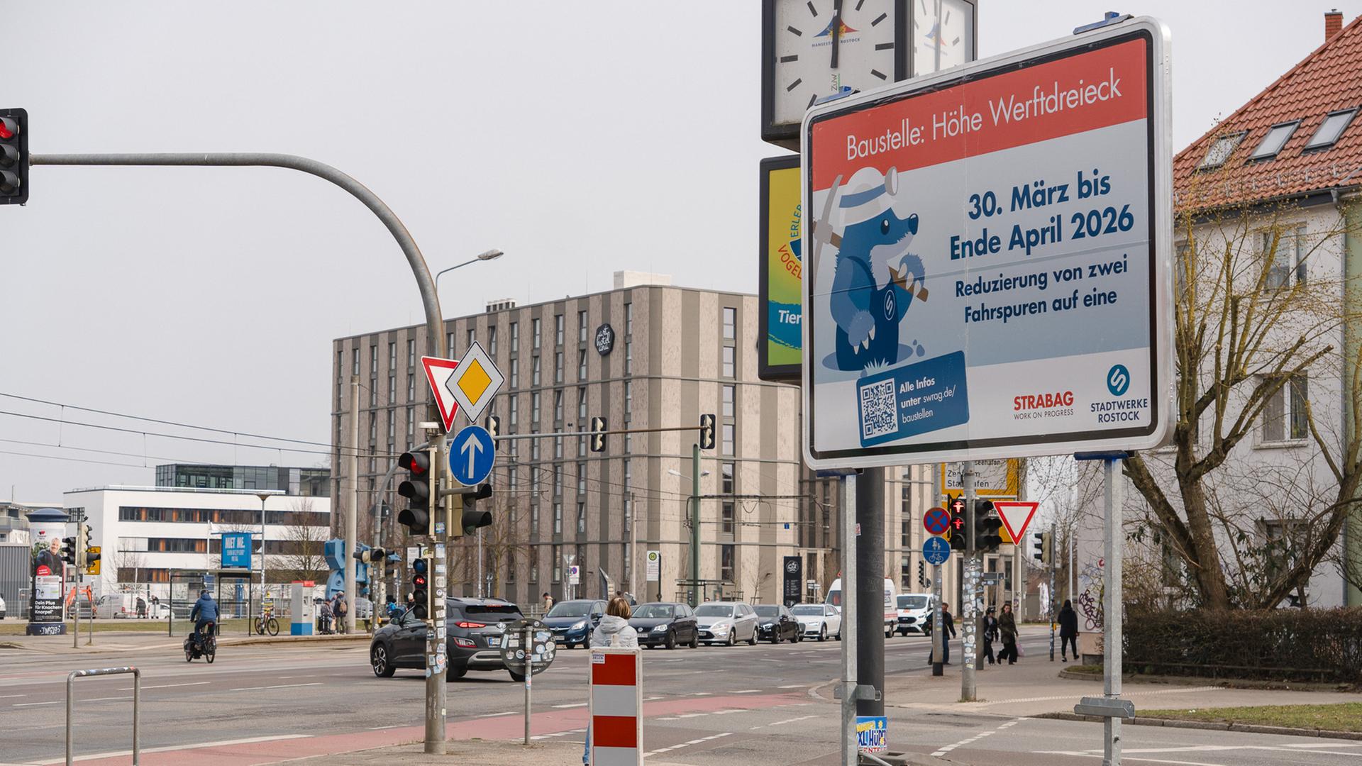 Rostock: Wochenlange Sperrung auf zentraler Lübecker Straße