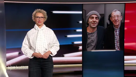 Moderatorin Julia Westlake.