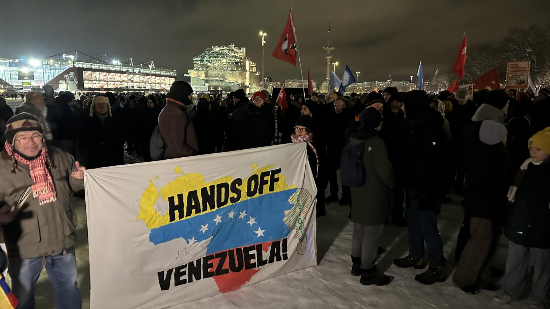 Hamburg: Weitere Demo gegen US-Angriff auf Venezuela