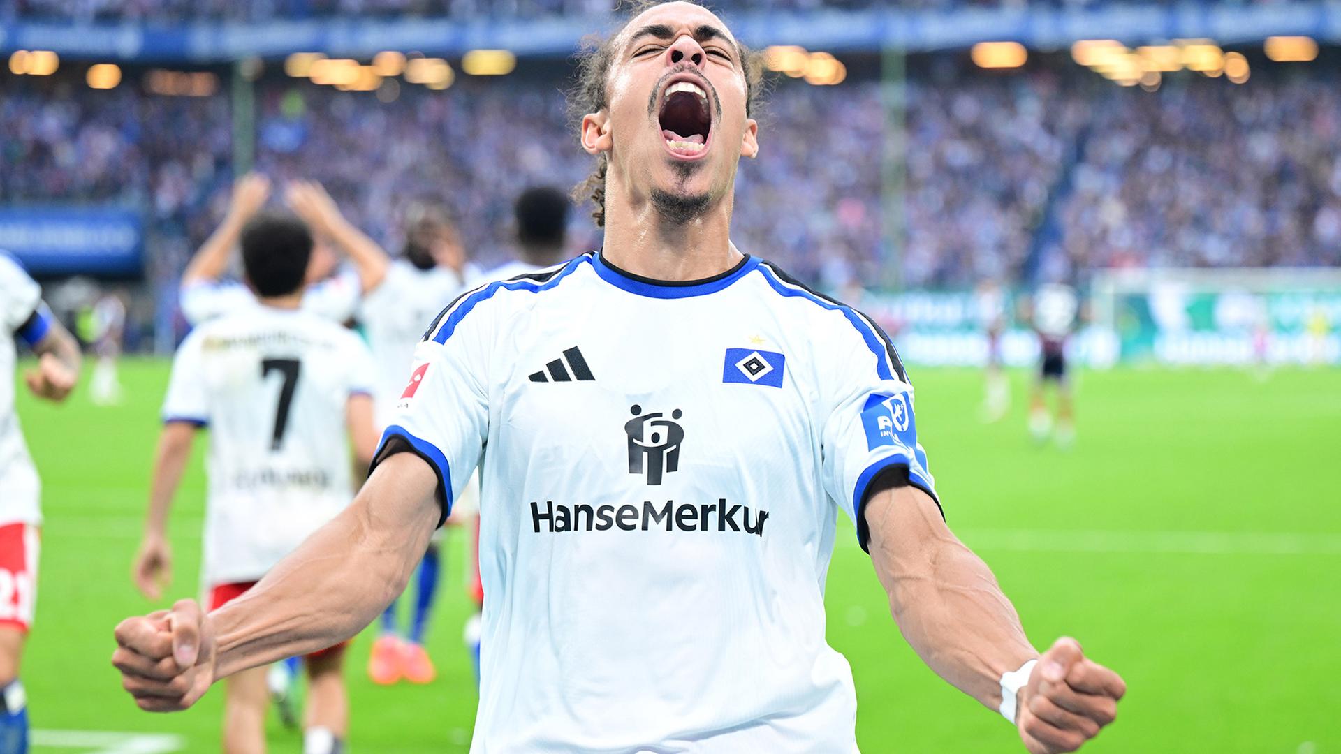 Erlösung für den HSV: Erster Saisonsieg gegen den 1. FC Köln