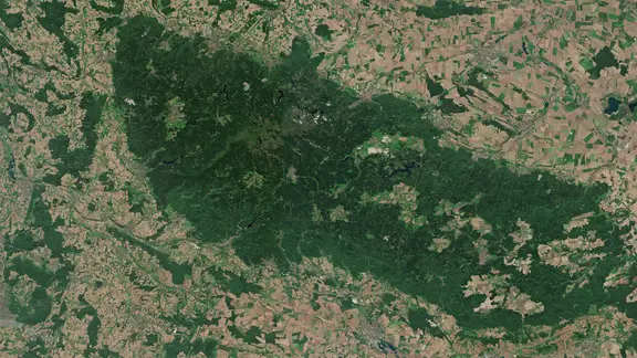 Bilder aus dem All: Wie sich der Harz seit 2017 verändert hat | ndr.de