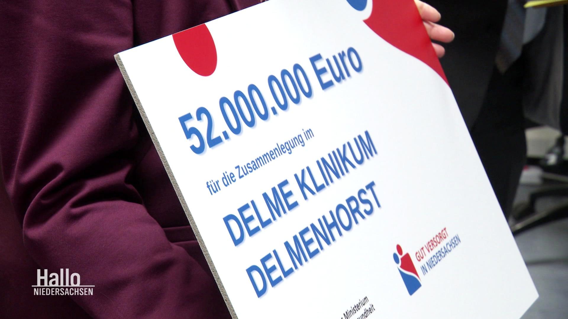 Check über 52 Millionen Euro für das Delme Klinikum wird von Delmenhorsts Oberbürgermeisterin Petra Garlach gehalten. | Screenshot