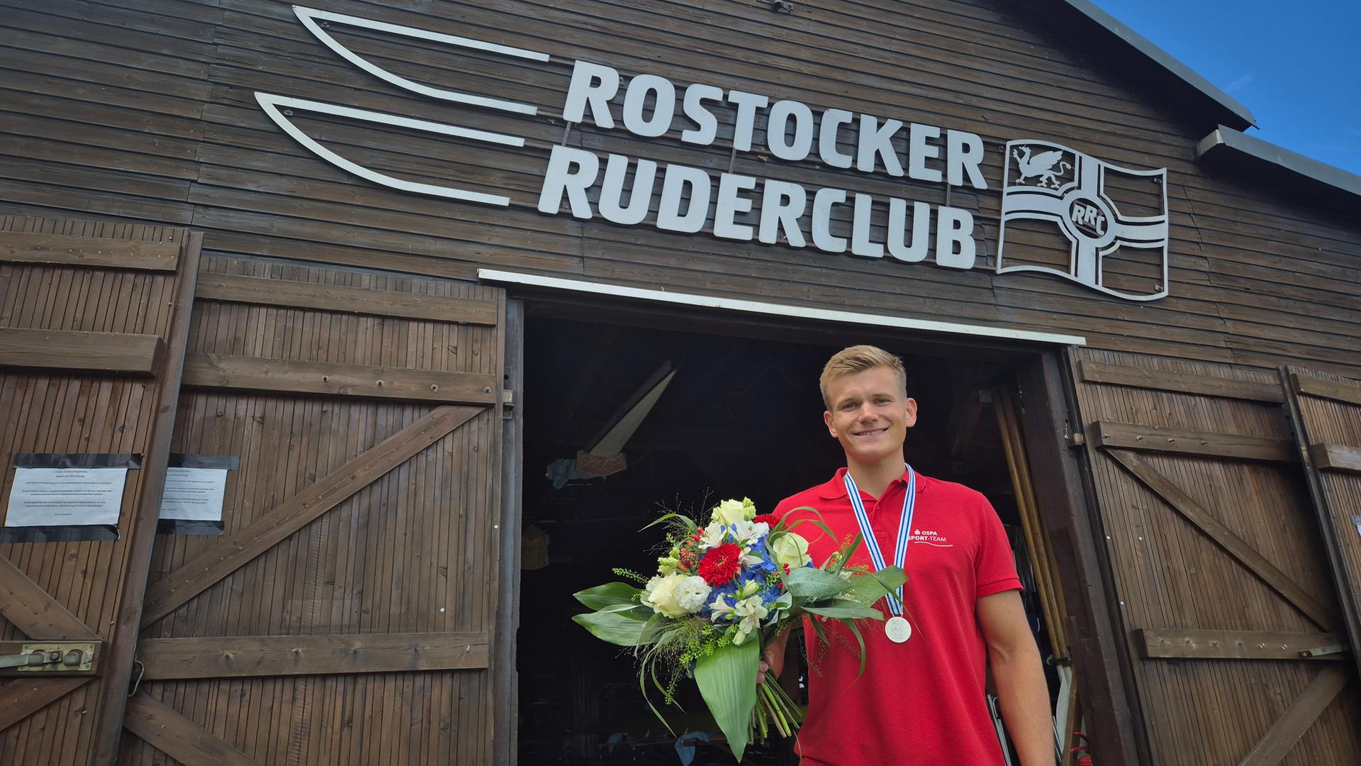 Rostock: Empfang für U23-Vize-Weltmeister Oliver Holtz