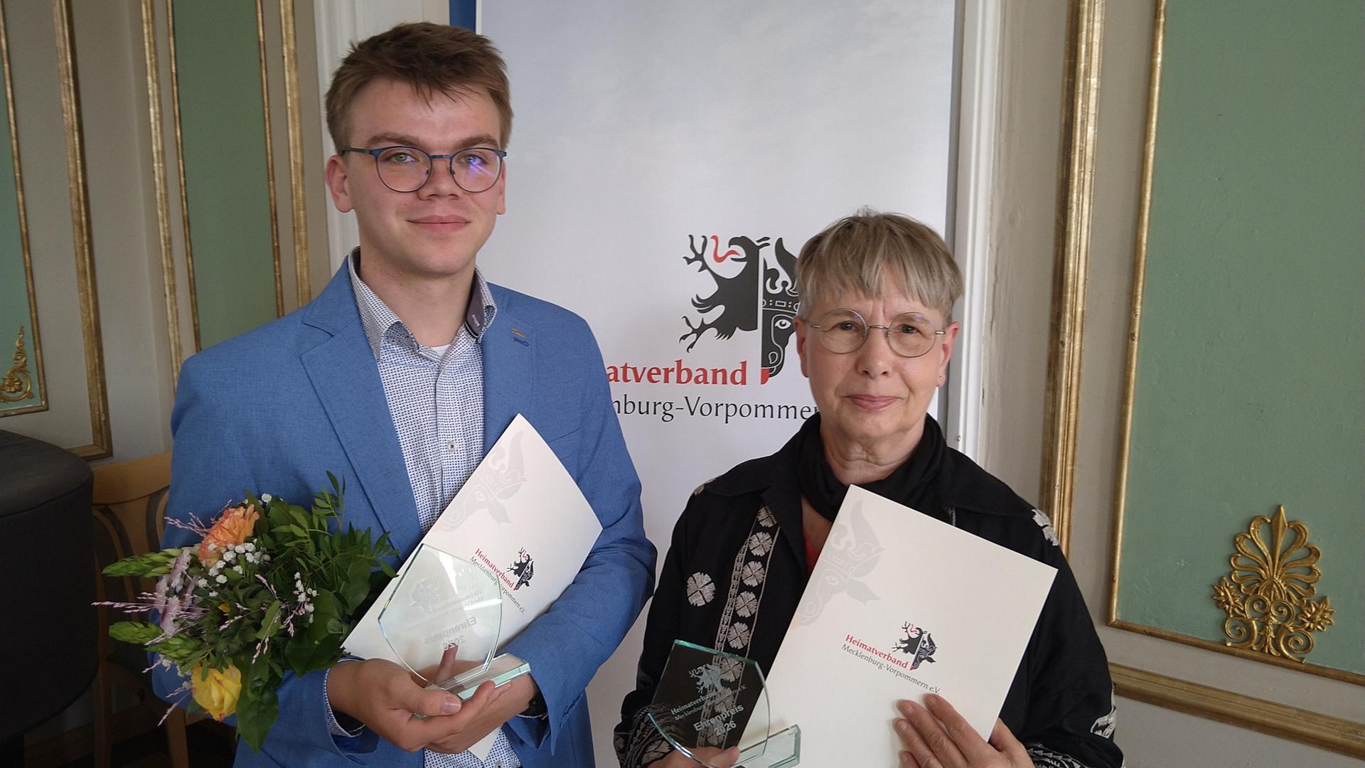Heimatverband MV vergibt Ehrenpreise - Drei gehen nach Vorpommern