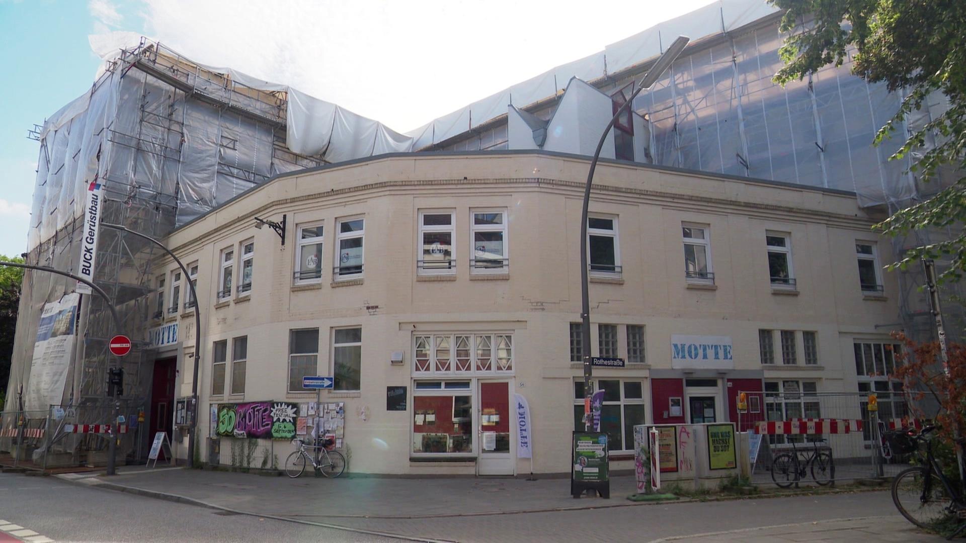 Sanierung des Kulturzentrums „Motte“ in Hamburg-Ottensen geht voran