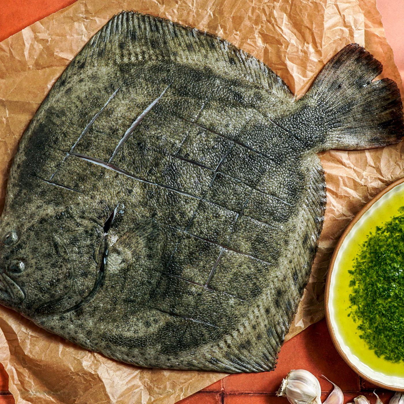 Steinbuttfilet mit Beurre blanc und Wurzelgemüse