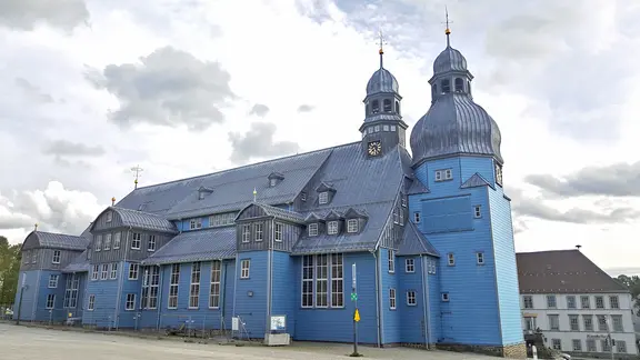Marktkirche zum Heiligen Geist in Clausthal von außen.