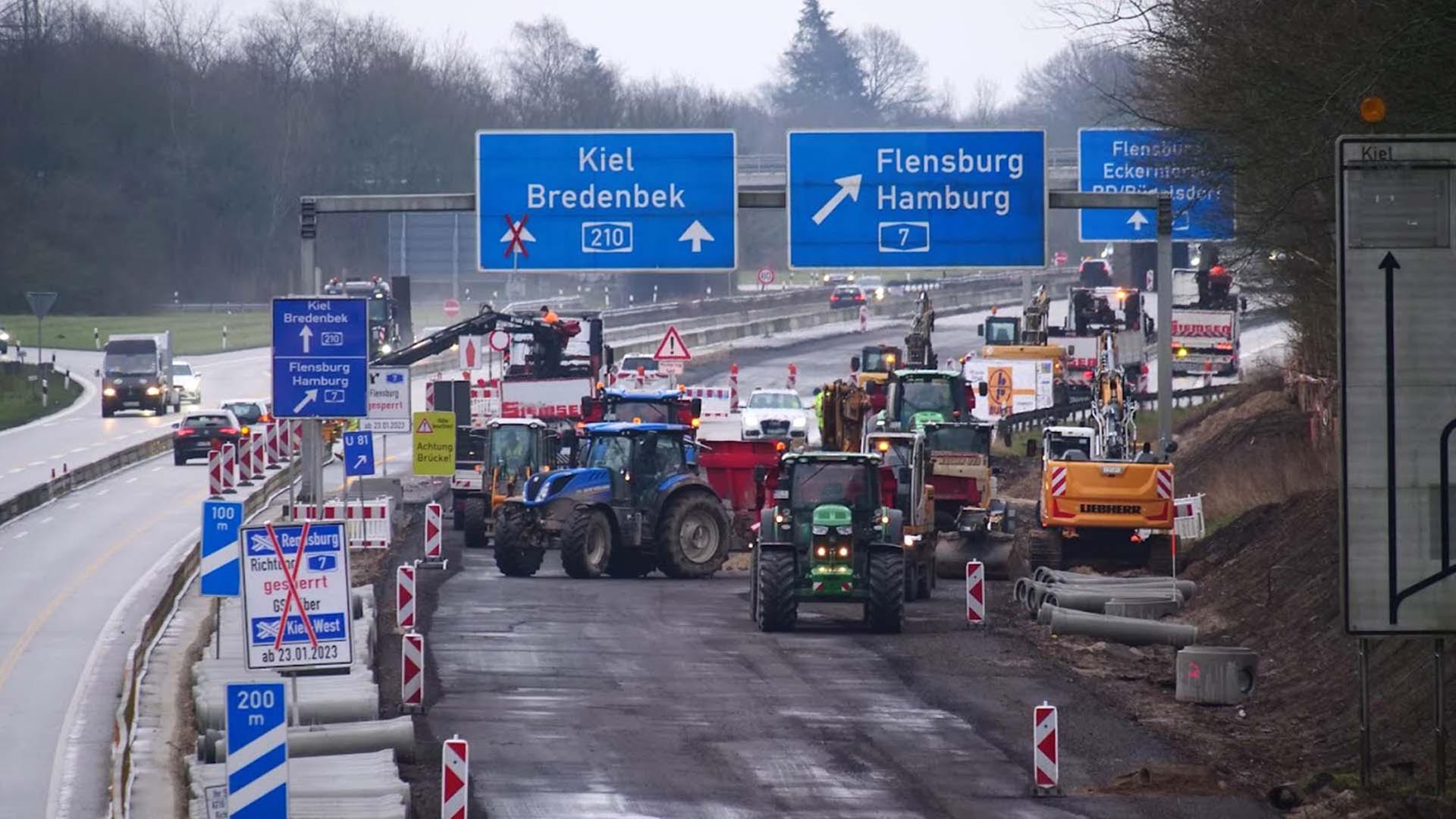 A7: Autobahnkreuz Rendsburg bekommt neue Einfahrtsrampe