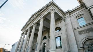 Der Eingangsbereich des Landtag Niedersachsen in Hannover.