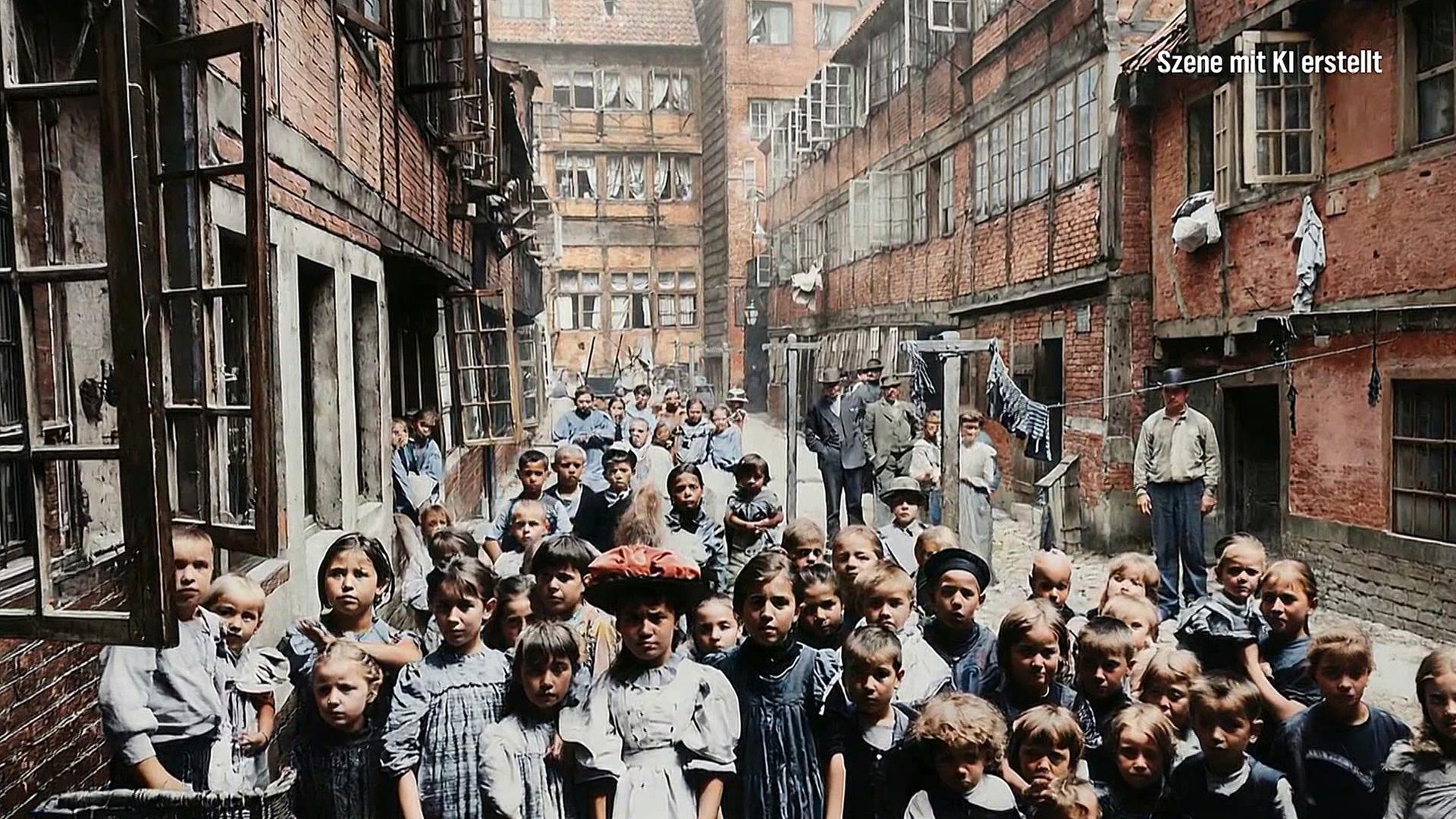 Hamburgs Gängeviertel: Mit KI wieder zum Leben erweckt