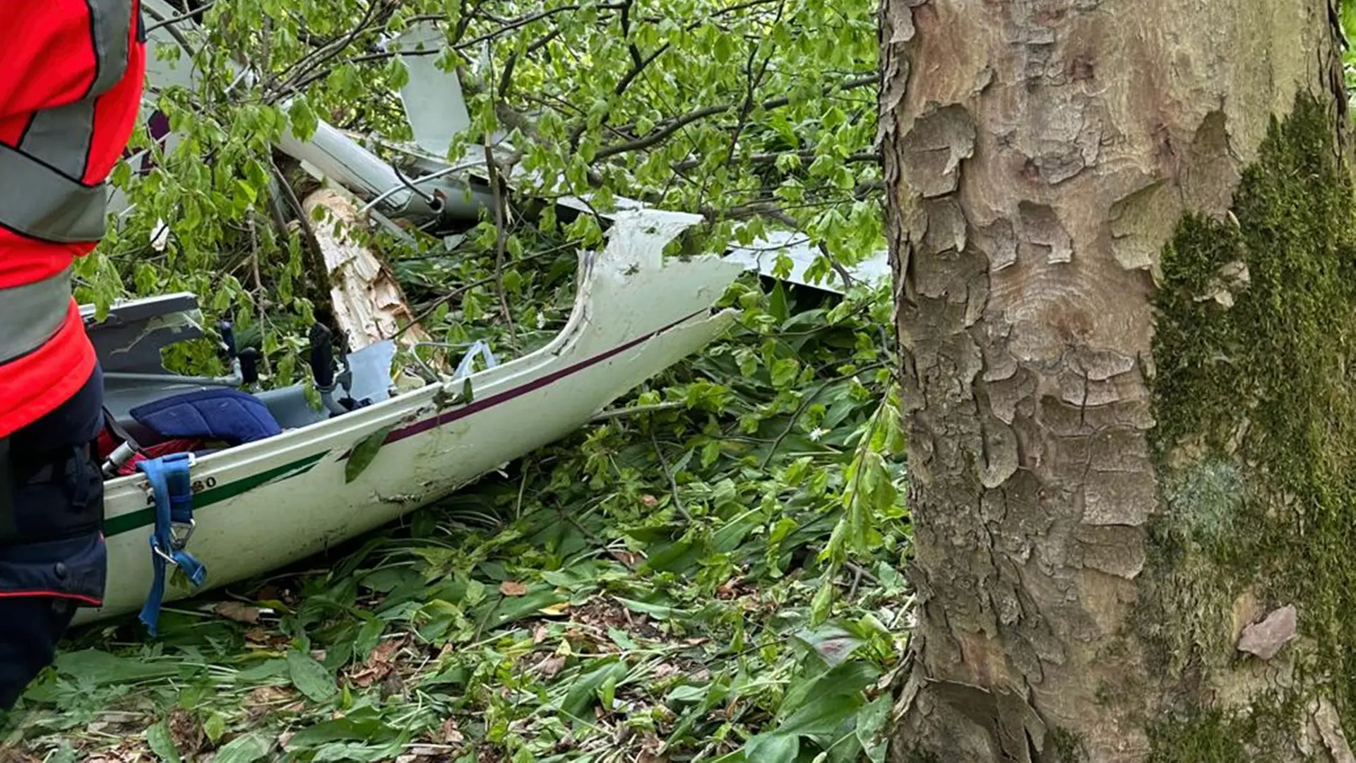 Segelflugzeug bei Lauenstein abgestürzt - Pilot tot