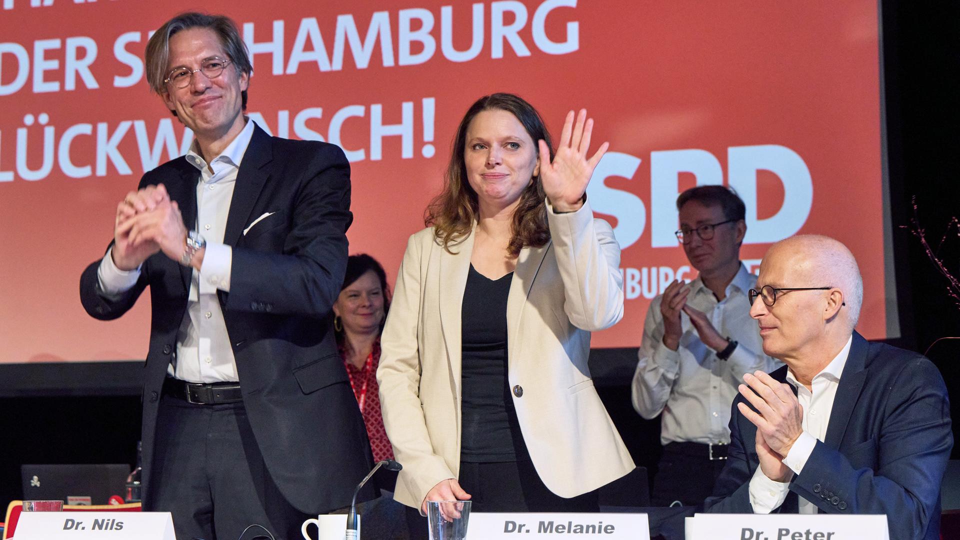 SPD-Hamburg: Leonhard und Weiland als Vorsitzende wiedergewählt