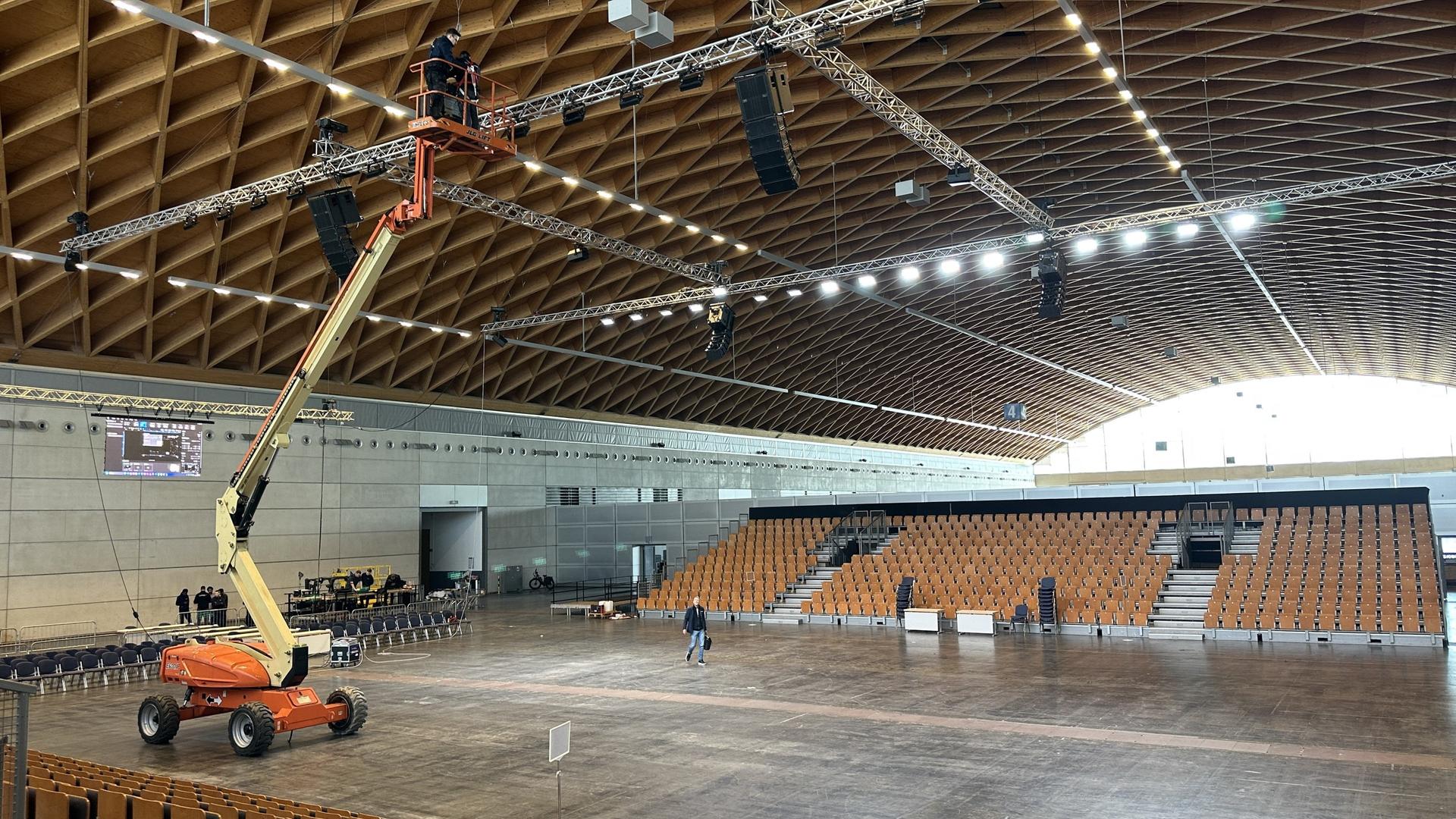 Erste Sportveranstaltung seit Jahrzehnten in Rostocker Messehalle