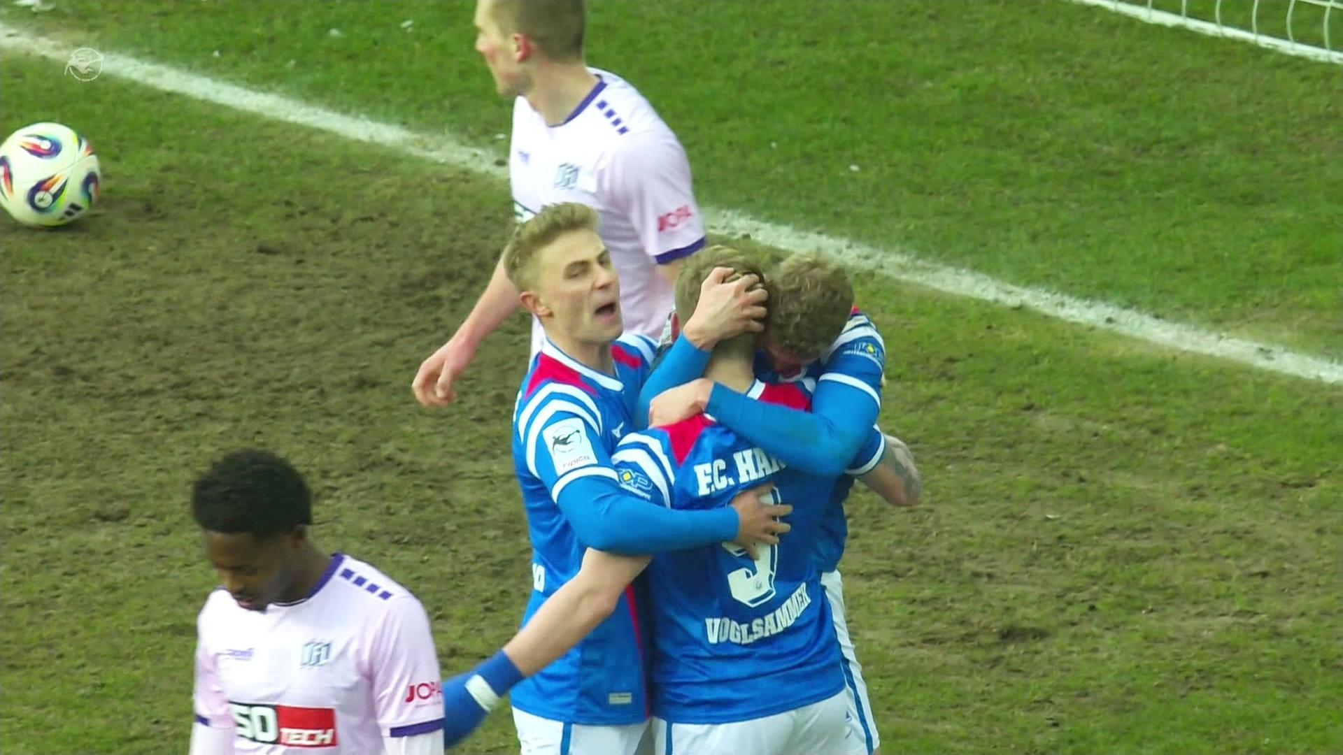 Hansa Rostock spielt 2:2 gegen VfL Osnabrück