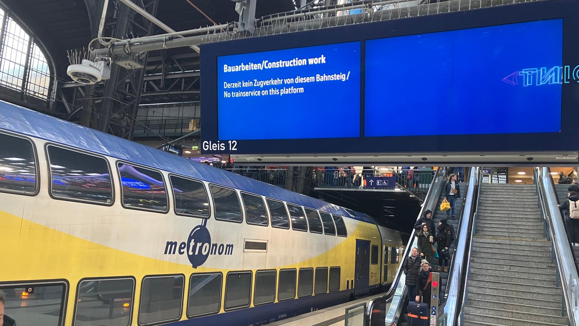 Zugverspätungen: Oberleitung am Hamburger Hauptbahnhof gerissen
