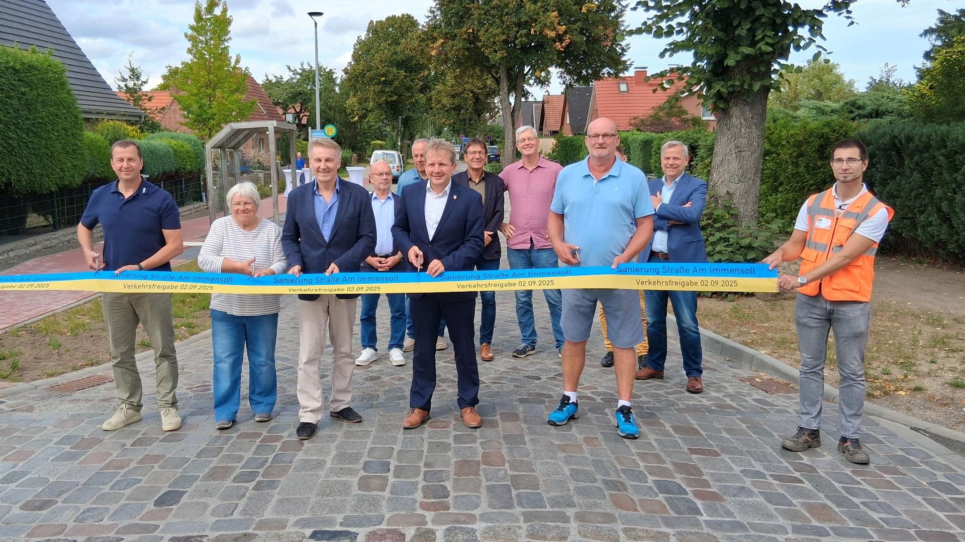 Schwerin: Straße am Immensoll wieder frei gegeben