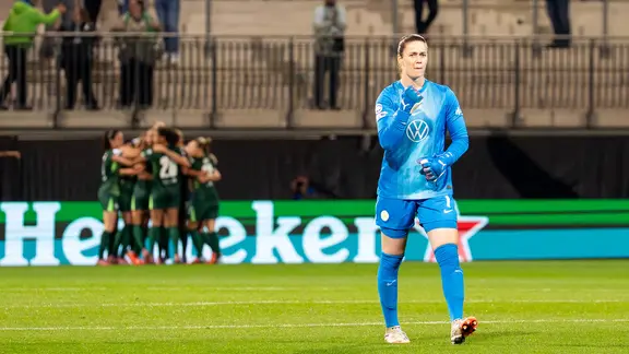 Stina Johannes vom VfL Wolfsburg | IMAGO/STEINSIEK.CH Stina Johannes vom VfL Wolfsburg