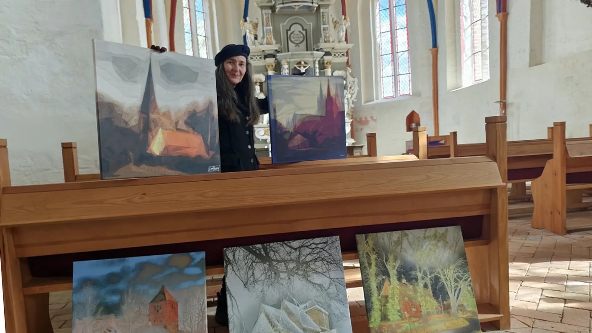 So verwandeln Künstler alte Dorfkirchen in lebendige Kultur-Bühnen