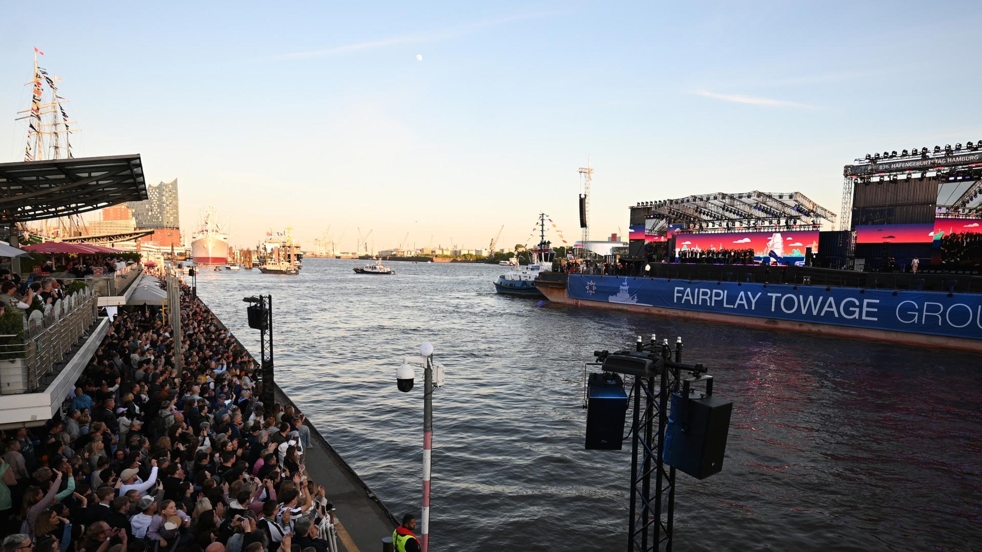 Hafengeburtstag: Große Bühnenshow jetzt im Livestream