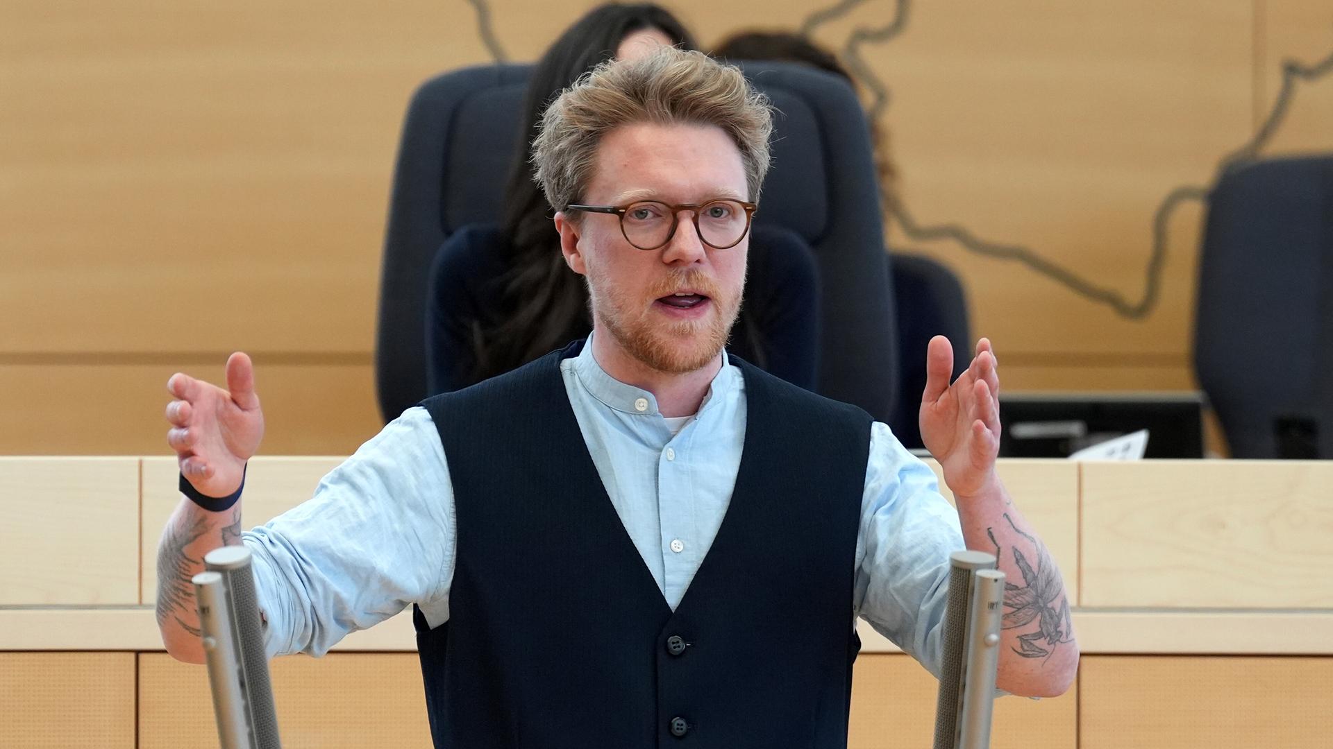 Grünen-Fraktionschef Lasse Petersdotter tritt nicht mehr an