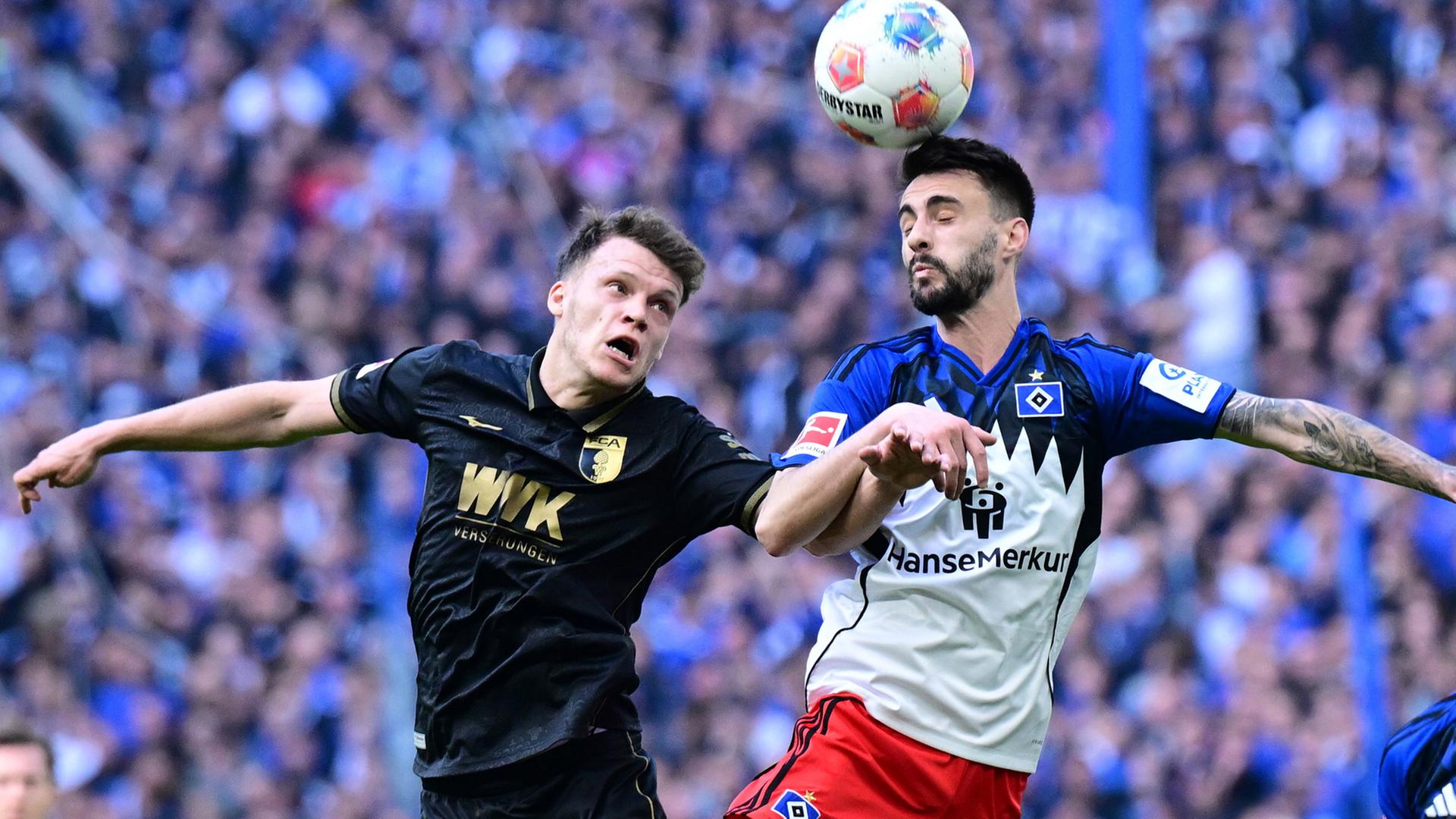 HSV erkämpft in Unterzahl Remis gegen den FC Augsburg