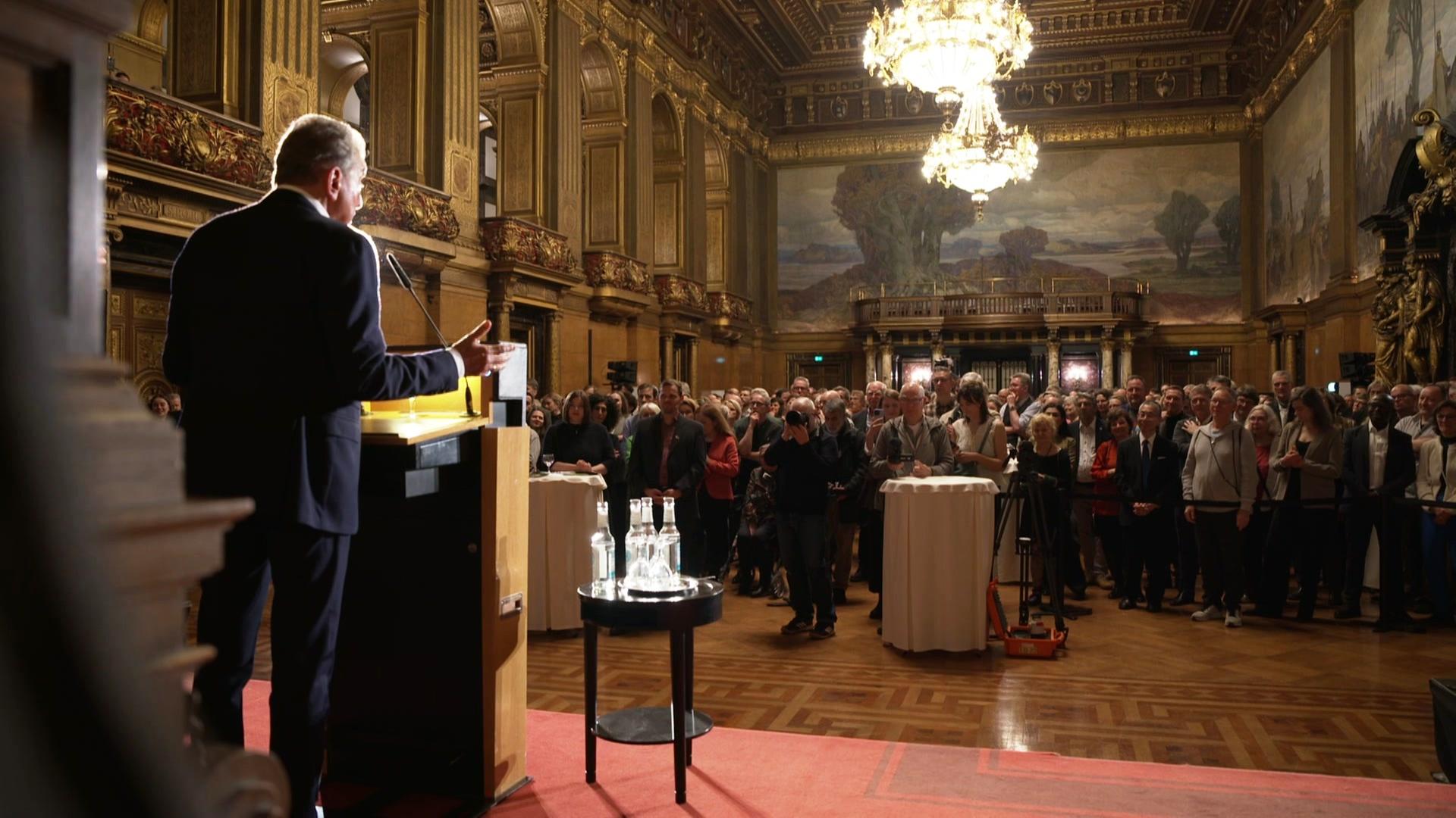 Neujahrsempfang der Hamburger Grünen mit Michel Friedman