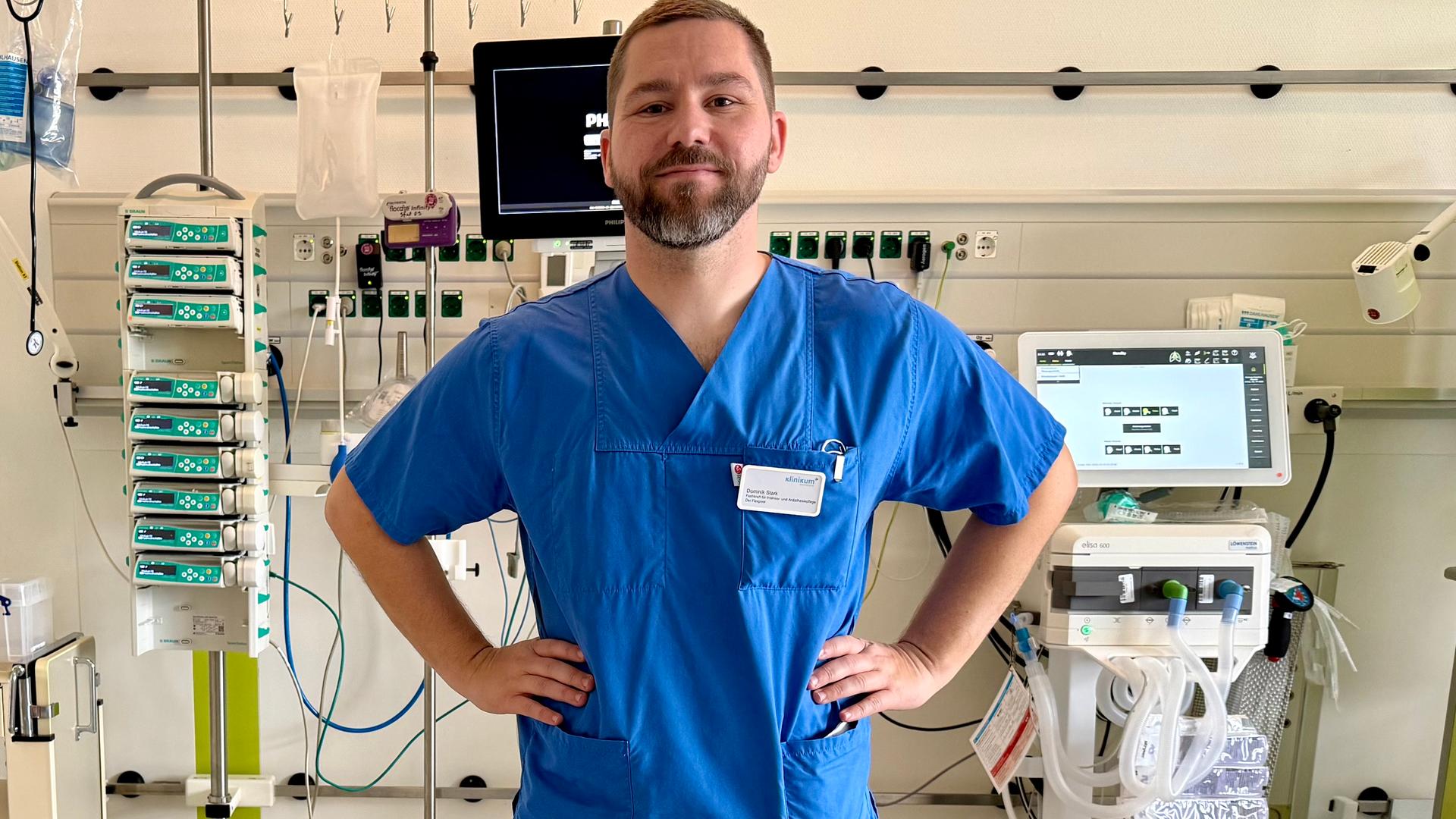 Dominik Stark ist Pflegekraft am Klinikum Osnabrück in Pflege-Influencer | NDR