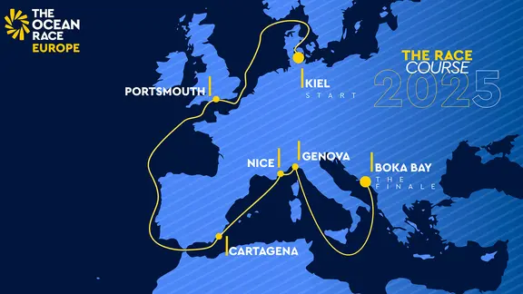Die Etappen beim Ocean Race Europe 2025