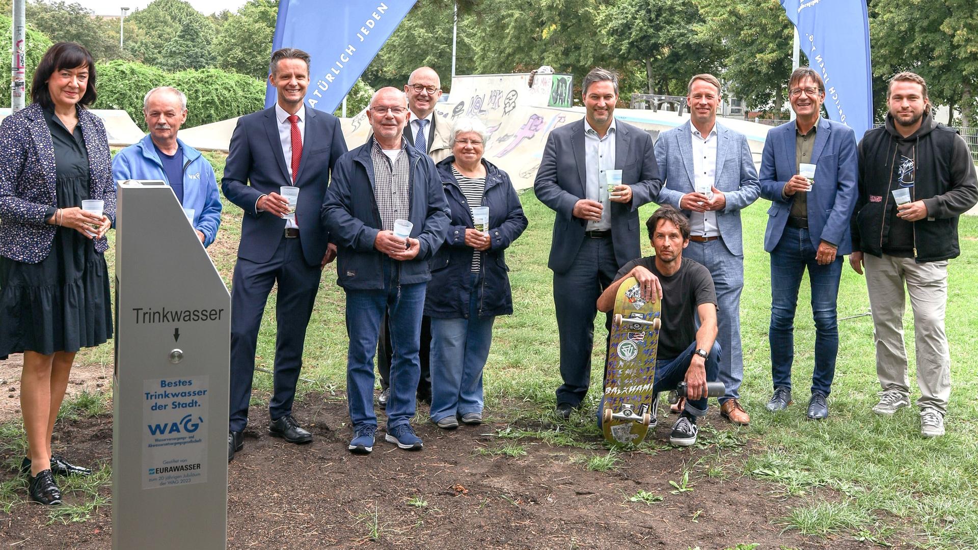 Schwerin: Fünfter öffentlicher Trinkwasserbrunnen