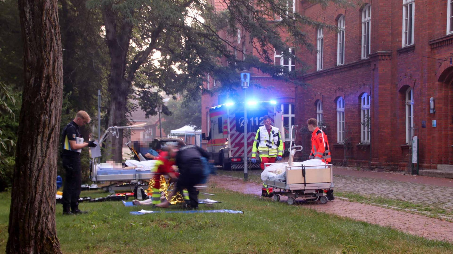 Das LUP-Klinikum wurde wegen des Brandes vollstÃ¤ndig evakuiert. | Ralf Drefin