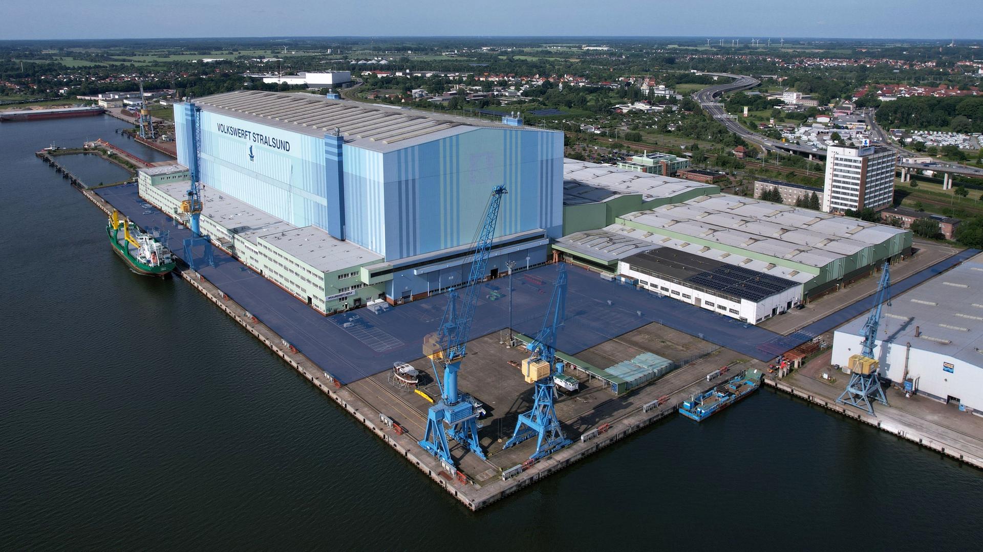 Stralsund: Gelände der Volkswerft wird neu aufgeteilt und teils öffentlich