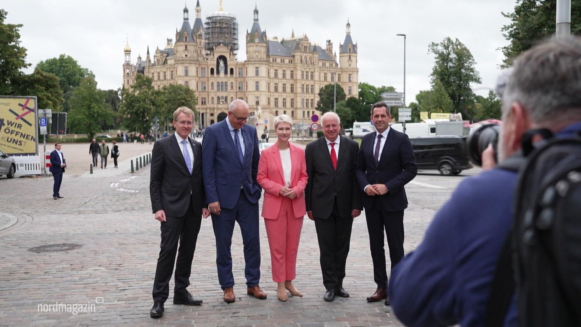 Norddeutsche Ministerpräsidenten treffen sich in Schwerin