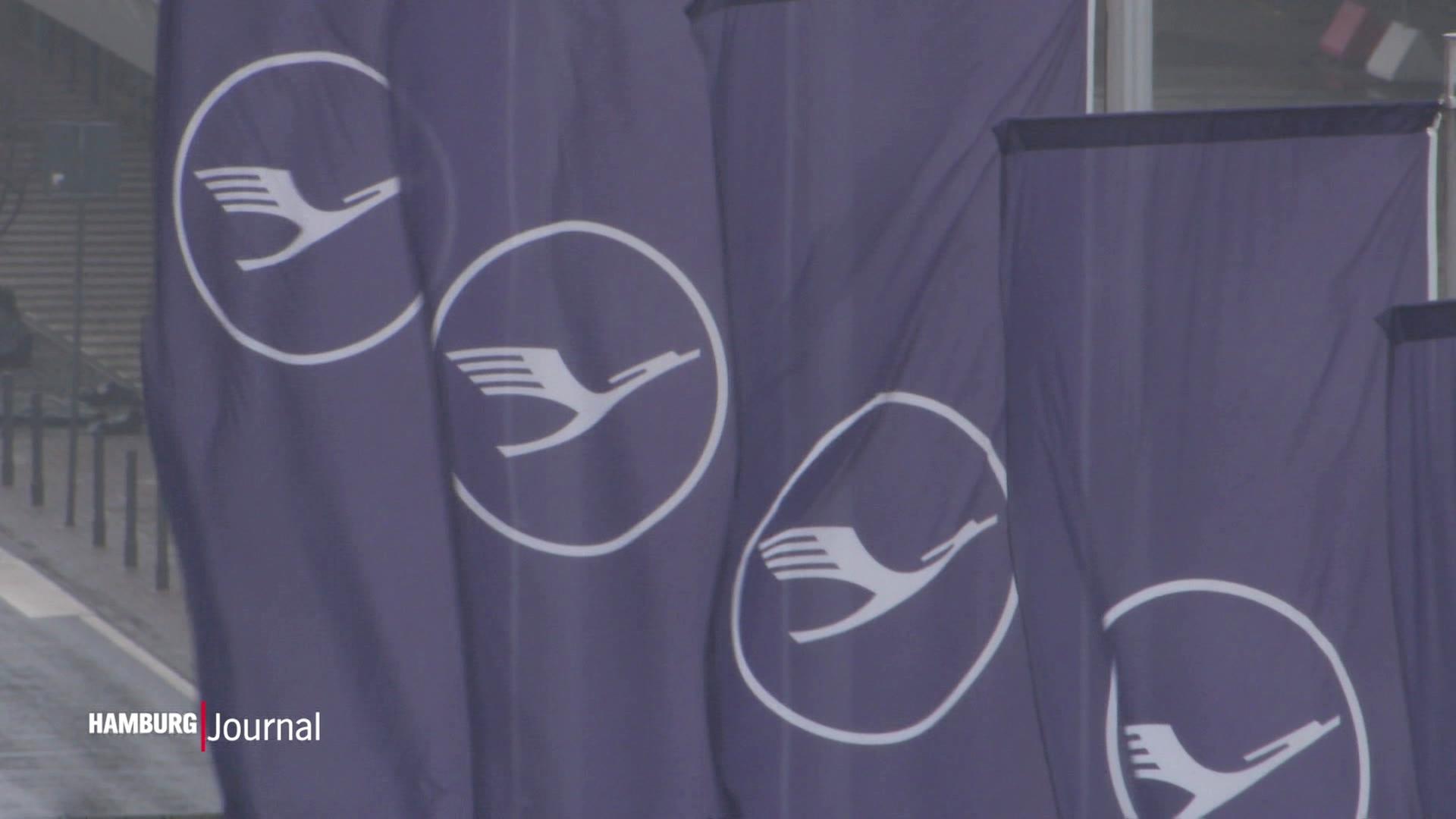 Lufthansa-Streik am Hamburger Flughafen spürbar