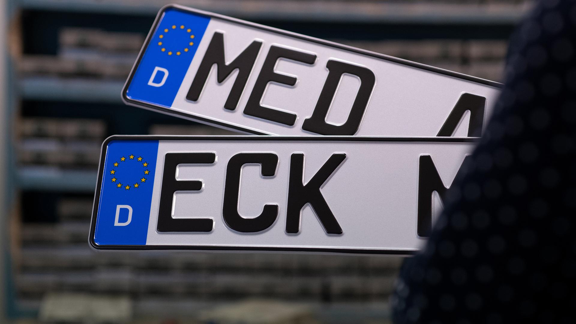 Heimatkennzeichen: Darum wählen Autofahrer in SH gerne ECK oder MED