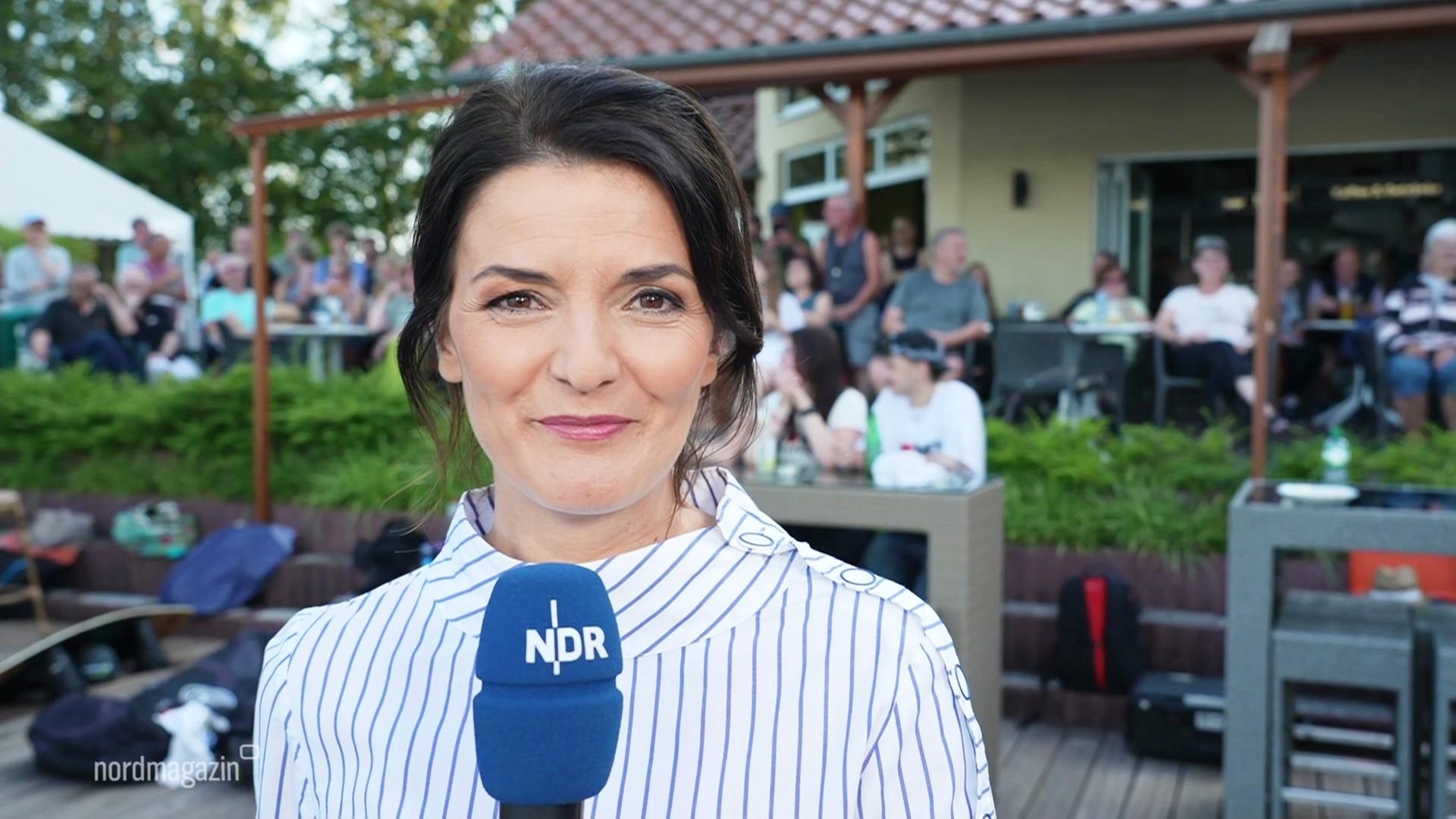 Frauke Rauner moderiert das Nordmagazin. | Screenshot