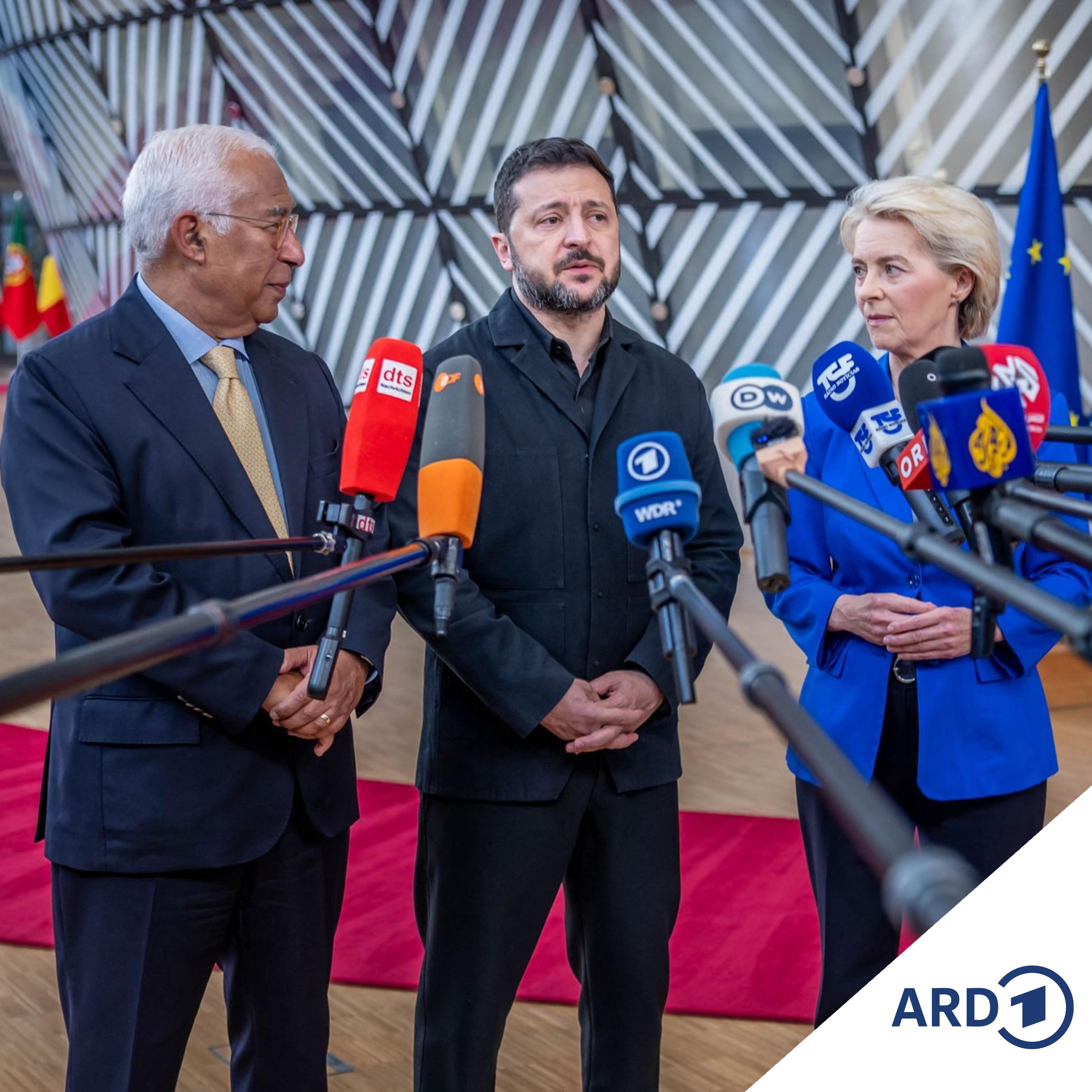 EU-Spitzen stellen sich hinter Selenskyj