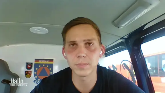 Feuerwehrmann Robin Könemann im Interview.