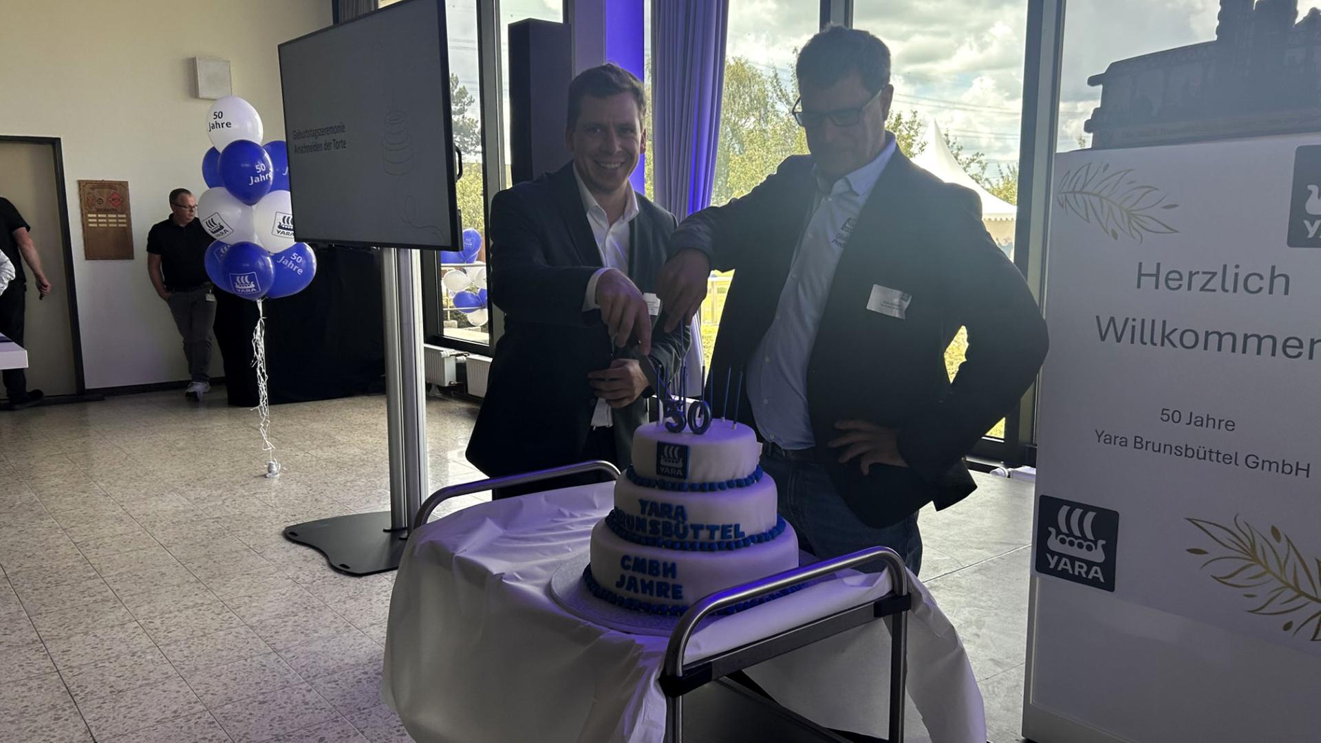Yara in Brunsbüttel feiert 50 Jahre: Sorgen um Zukunft