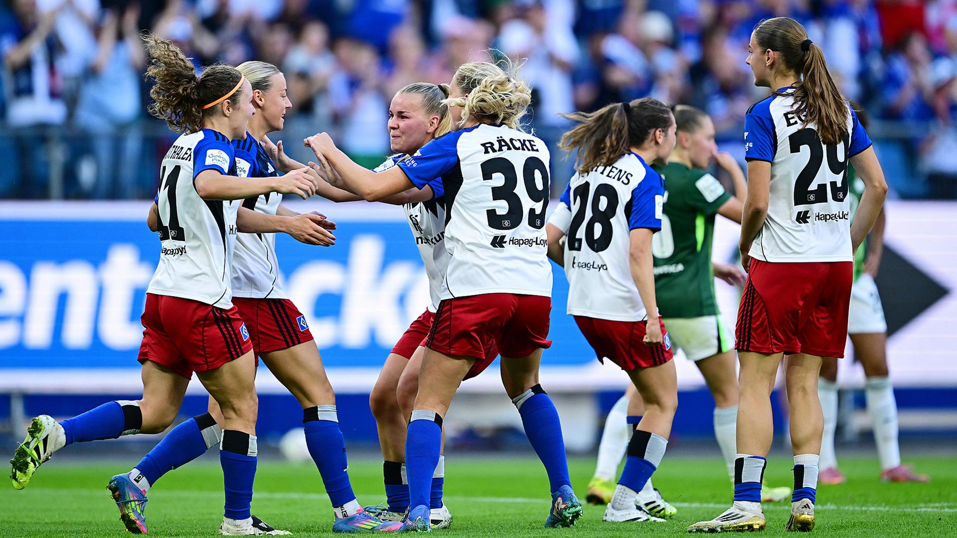 Irre Bundesliga-Rückkehr: HSV-Frauen holen späten Punkt gegen Wolfsburg