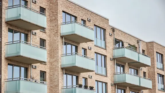 Blick auf ein Wohnhaus in Hamburg-Eidelstedt.